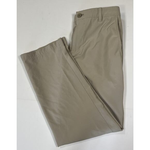 Izod Men’s khaki Golf Pants Flat Front 30x30 RN36543 - Picture 7 of 7